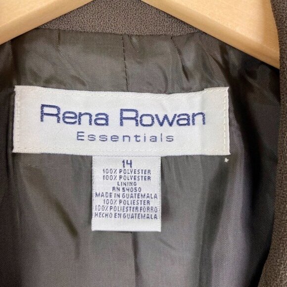 Rena Rowan Vintage 90's Moss Green Blazer - Picture 6 of 11